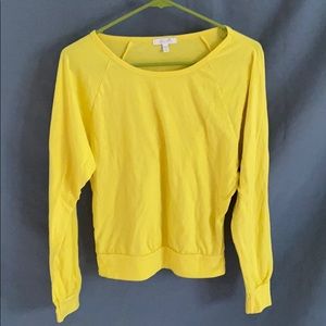 Yellow Delia long sleeve tee